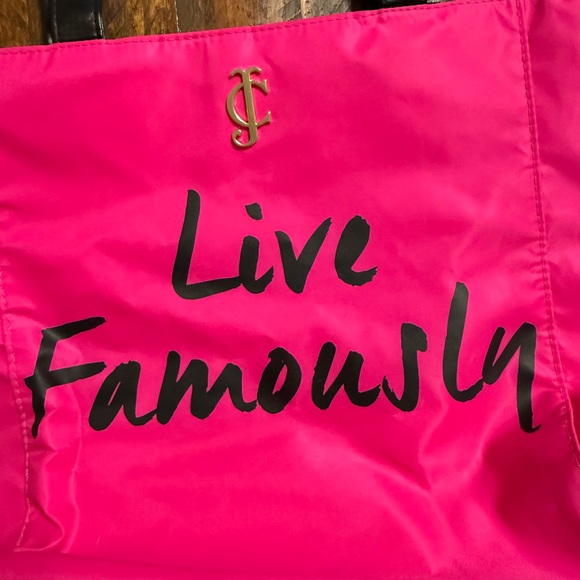 Pink and black tote bag - Picture 2 of 7